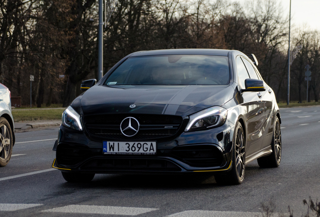 Mercedes-AMG A 45 W176 Yellow Night Edition