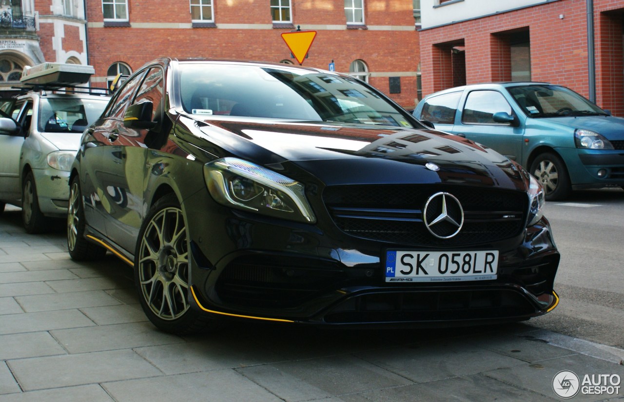 Mercedes-AMG A 45 W176 Yellow Night Edition