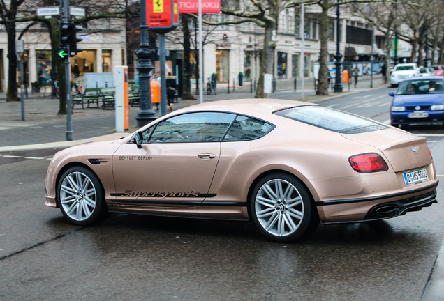 Bentley Continental Supersports Coupé 2018