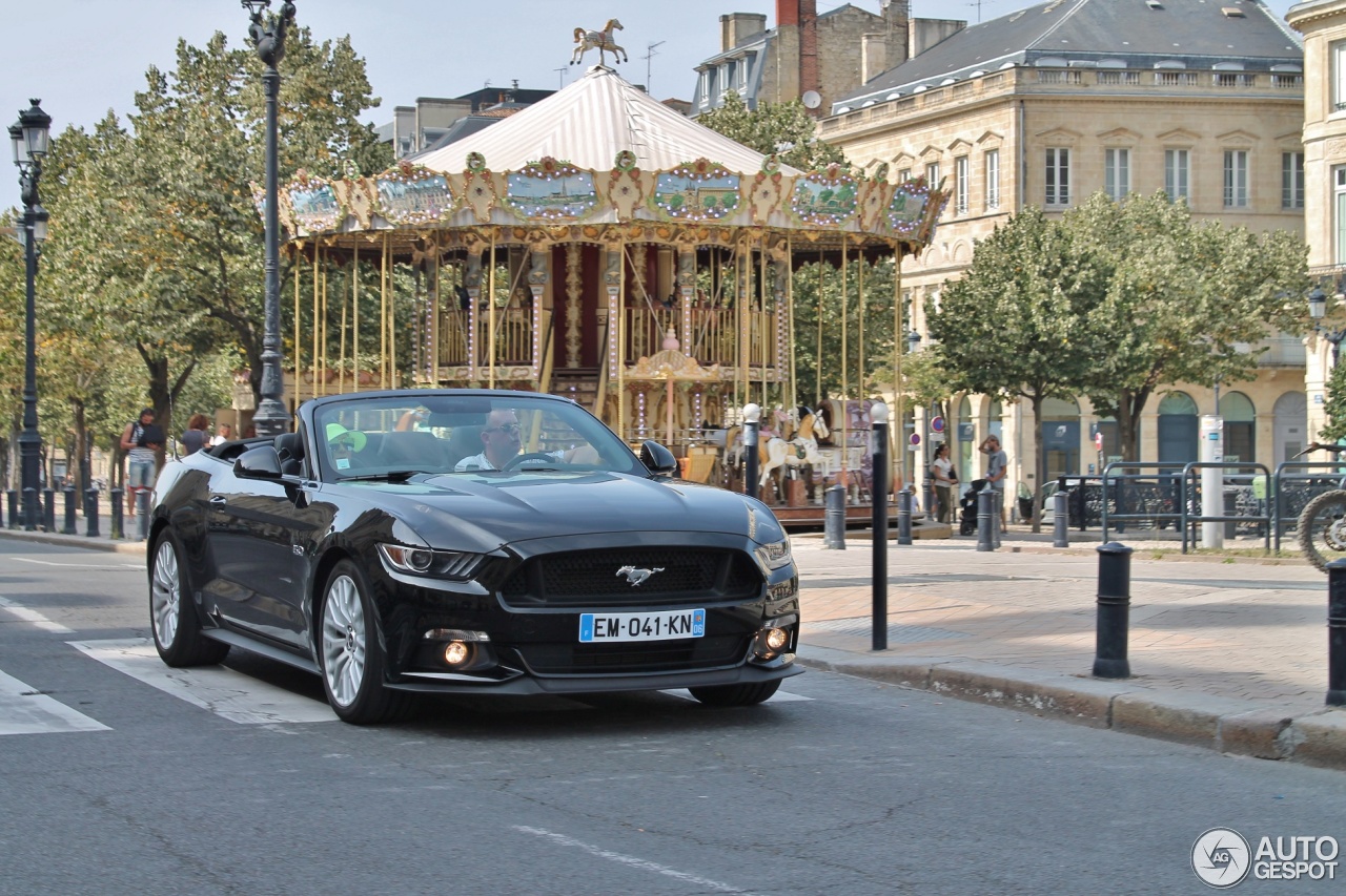 Ford Mustang GT Convertible 2015