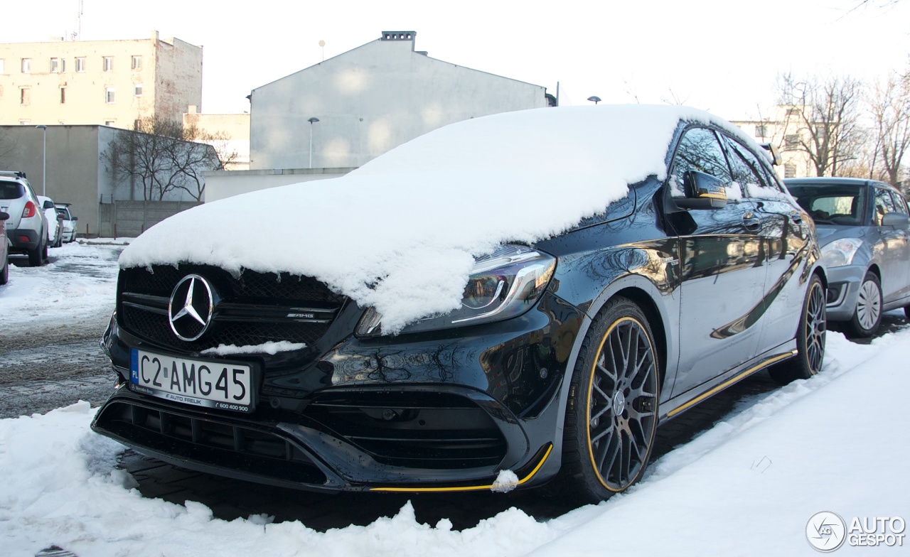 Mercedes-AMG A 45 W176 Yellow Night Edition