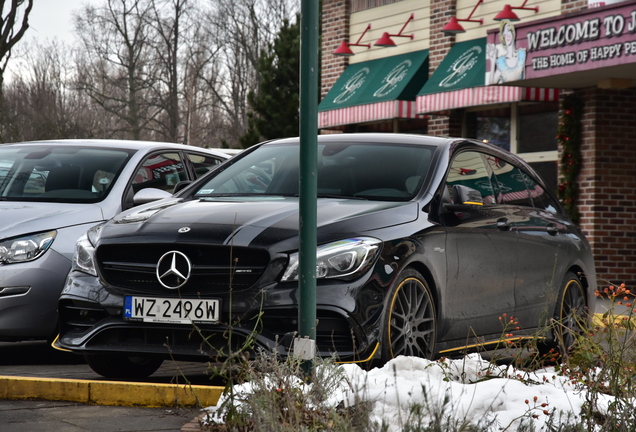 Mercedes-AMG CLA 45 Shooting Brake X117 Yellow Night Edition