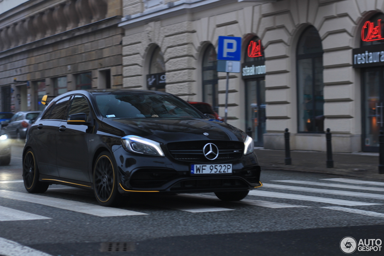 Mercedes-AMG A 45 W176 Yellow Night Edition