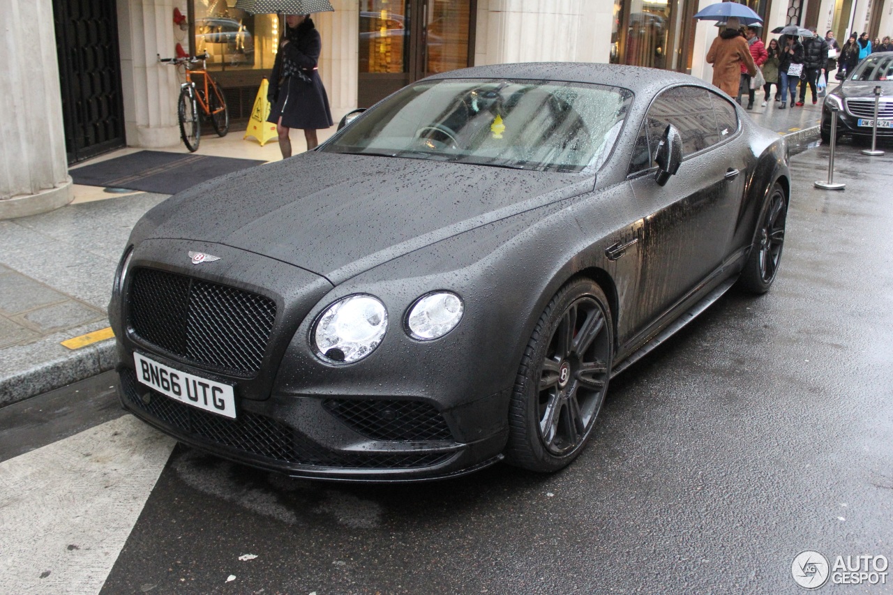 Bentley Continental GT V8 S Black Edition 2016