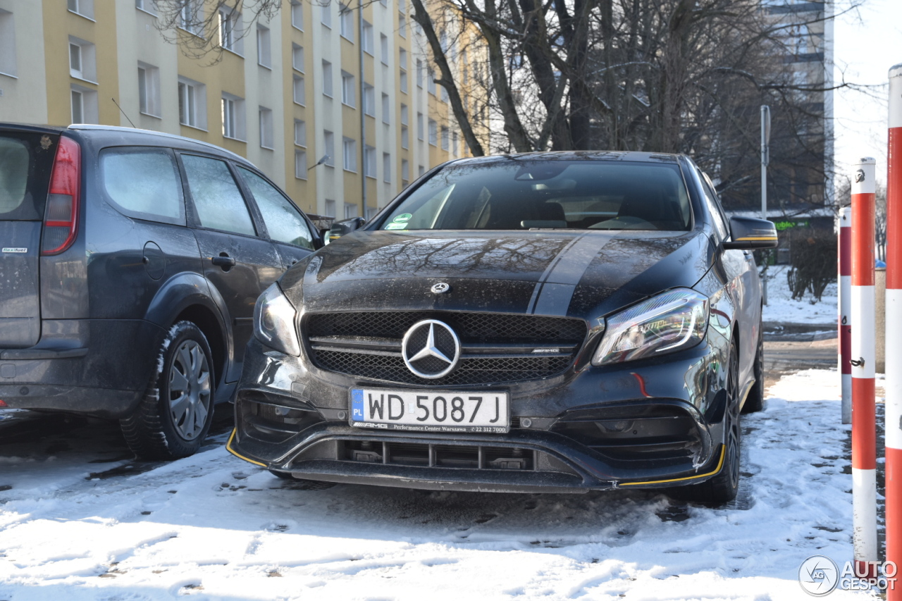 Mercedes-AMG A 45 W176 Yellow Night Edition