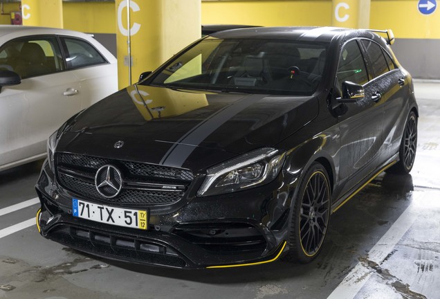 Mercedes-AMG A 45 W176 Yellow Night Edition