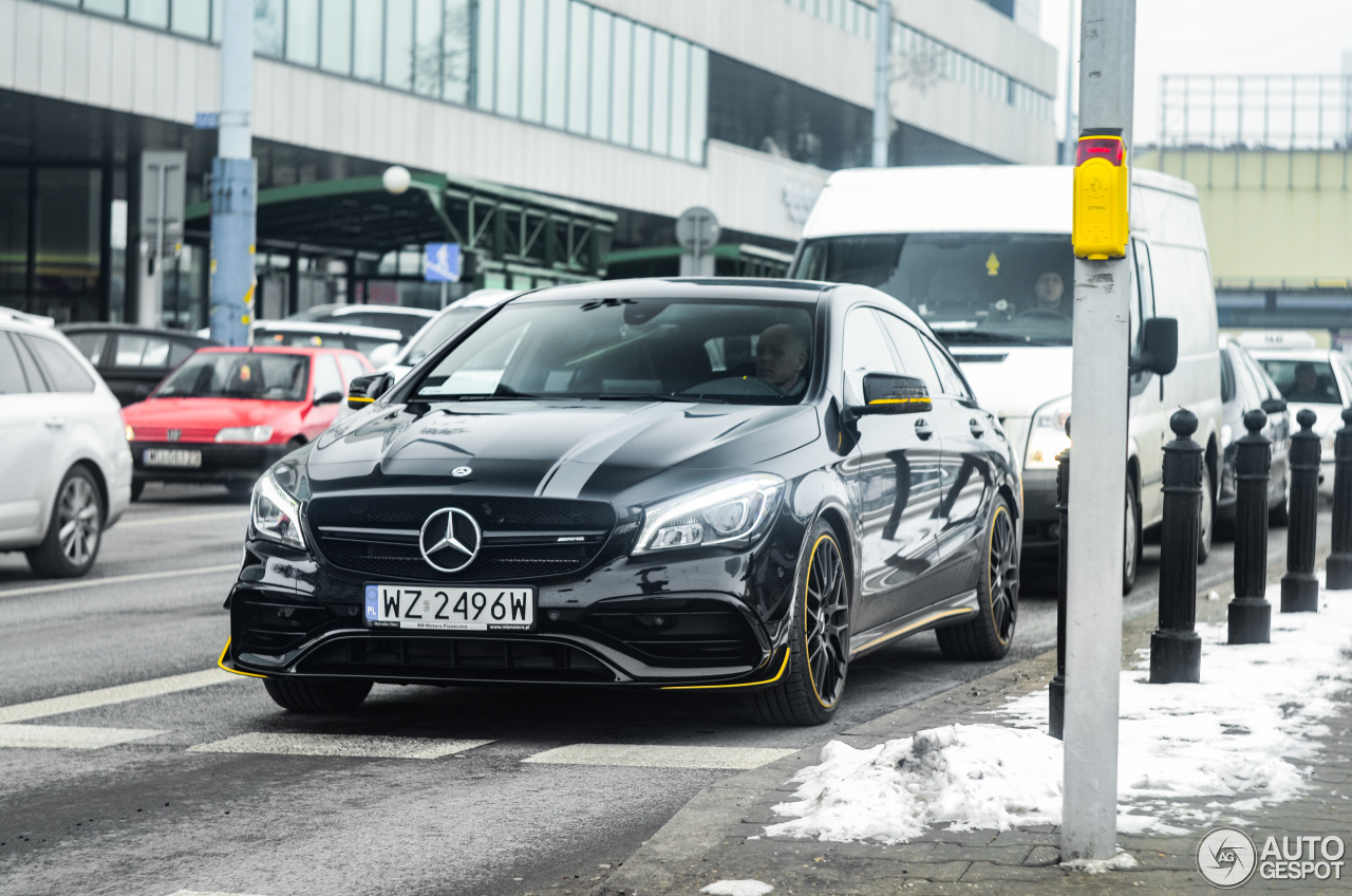 Mercedes-AMG CLA 45 Shooting Brake X117 Yellow Night Edition