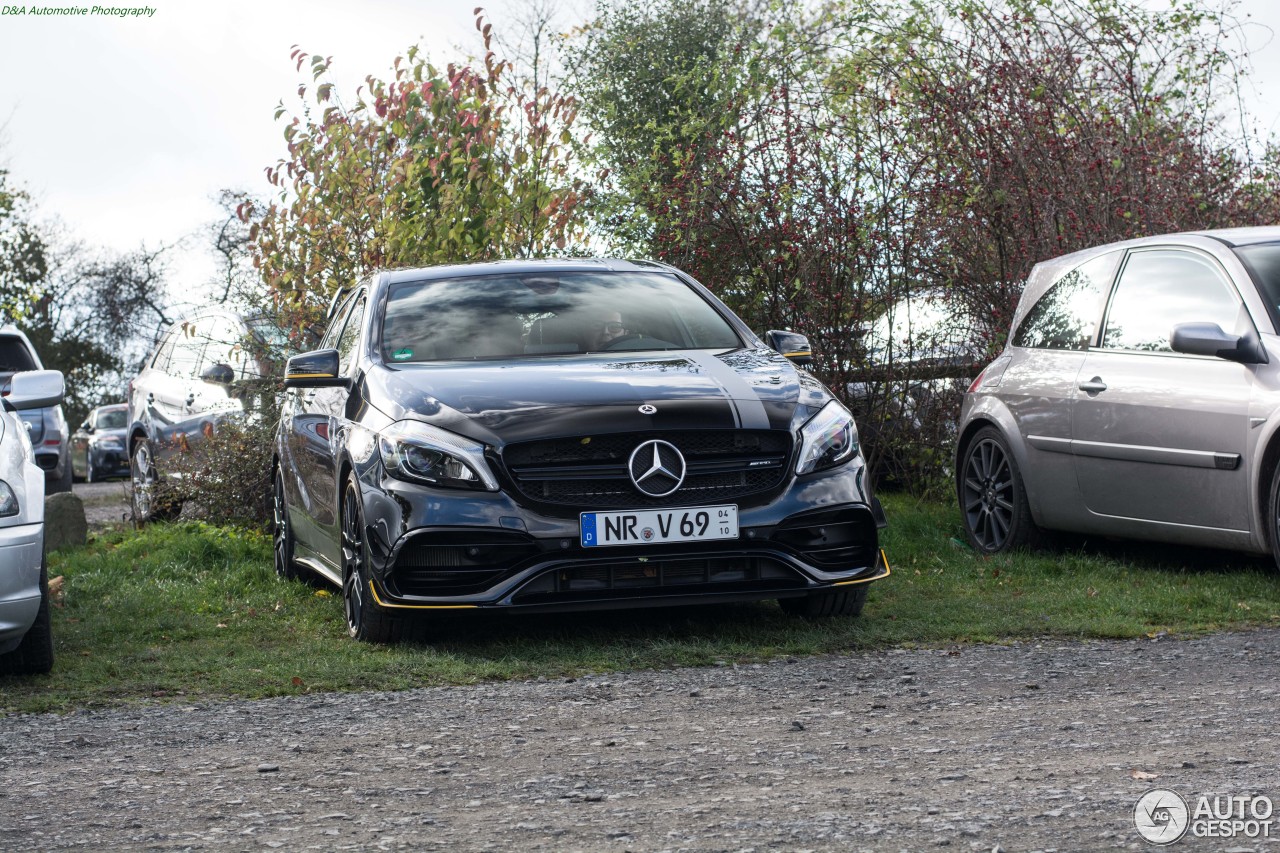 Mercedes-AMG A 45 W176 Yellow Night Edition