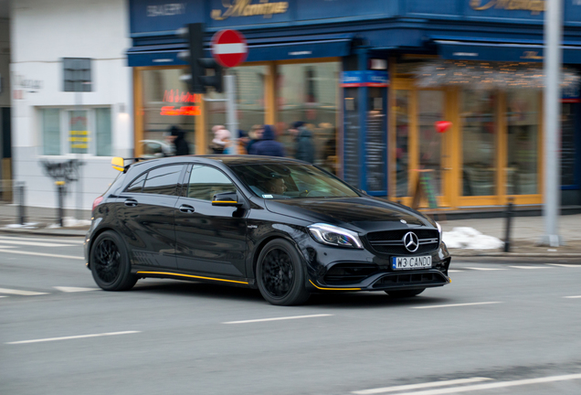 Mercedes-AMG A 45 W176 Yellow Night Edition