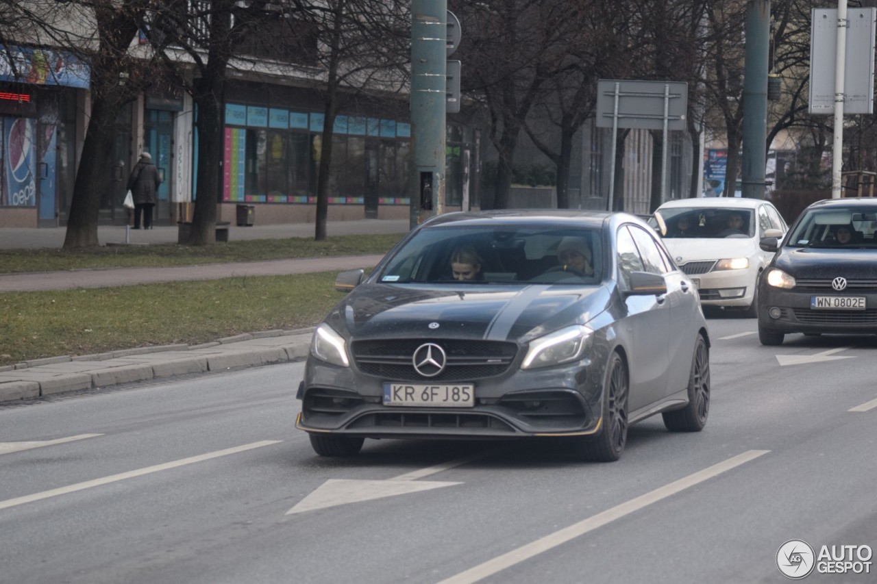 Mercedes-AMG A 45 W176 Yellow Night Edition