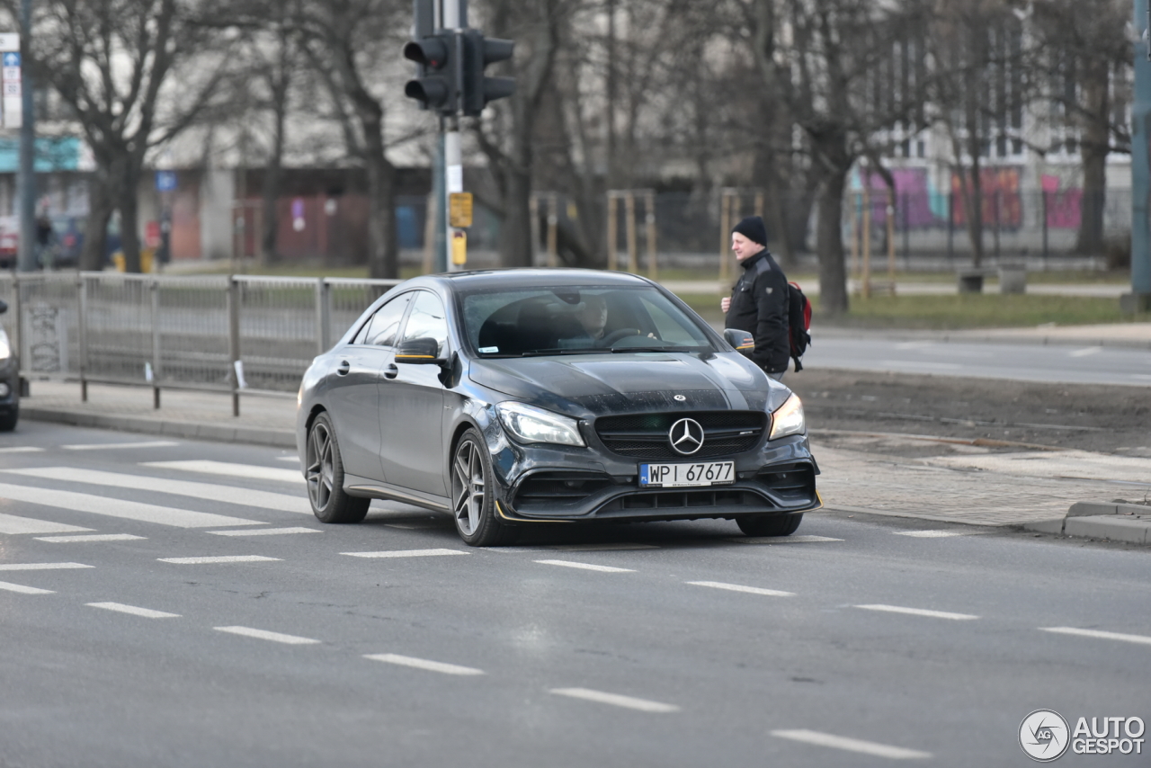 Mercedes-AMG CLA 45 C117 Yellow Night Edition