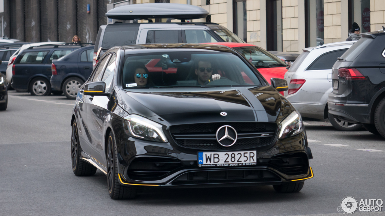 Mercedes-AMG A 45 W176 Yellow Night Edition