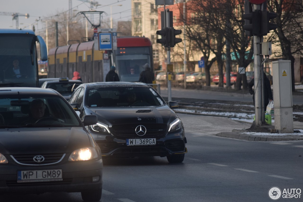 Mercedes-AMG A 45 W176 Yellow Night Edition