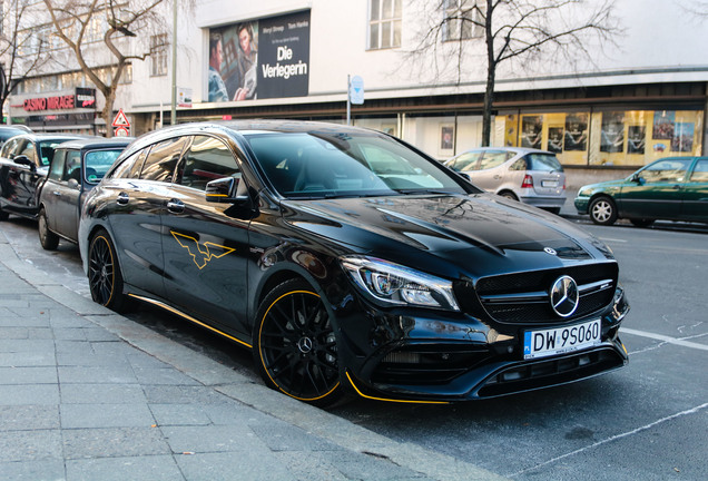 Mercedes-AMG CLA 45 Shooting Brake X117 Yellow Night Edition