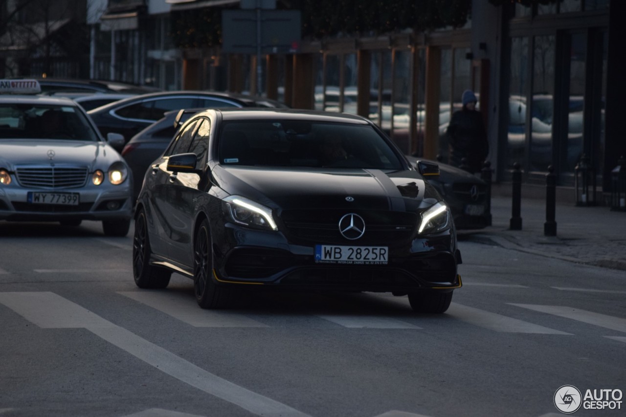 Mercedes-AMG A 45 W176 Yellow Night Edition