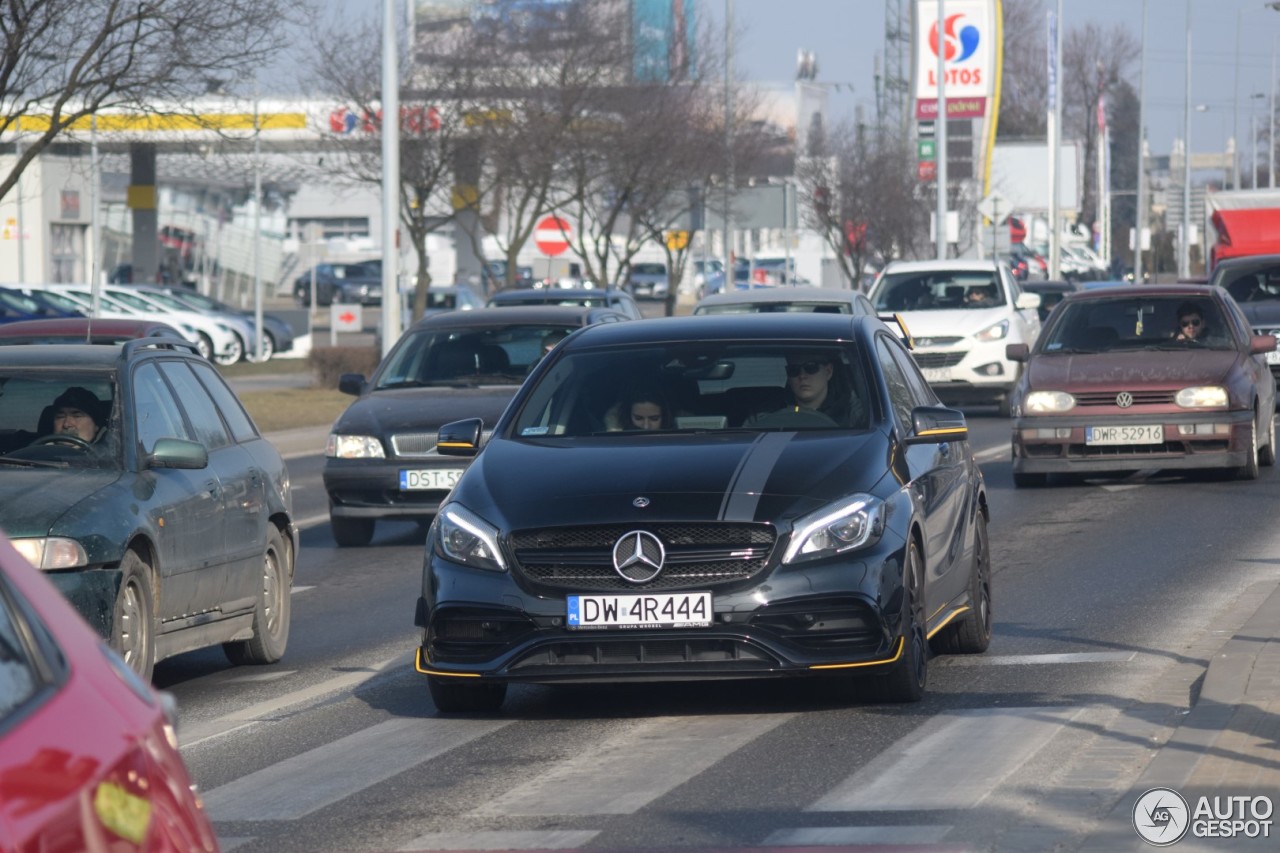 Mercedes-AMG A 45 W176 Yellow Night Edition