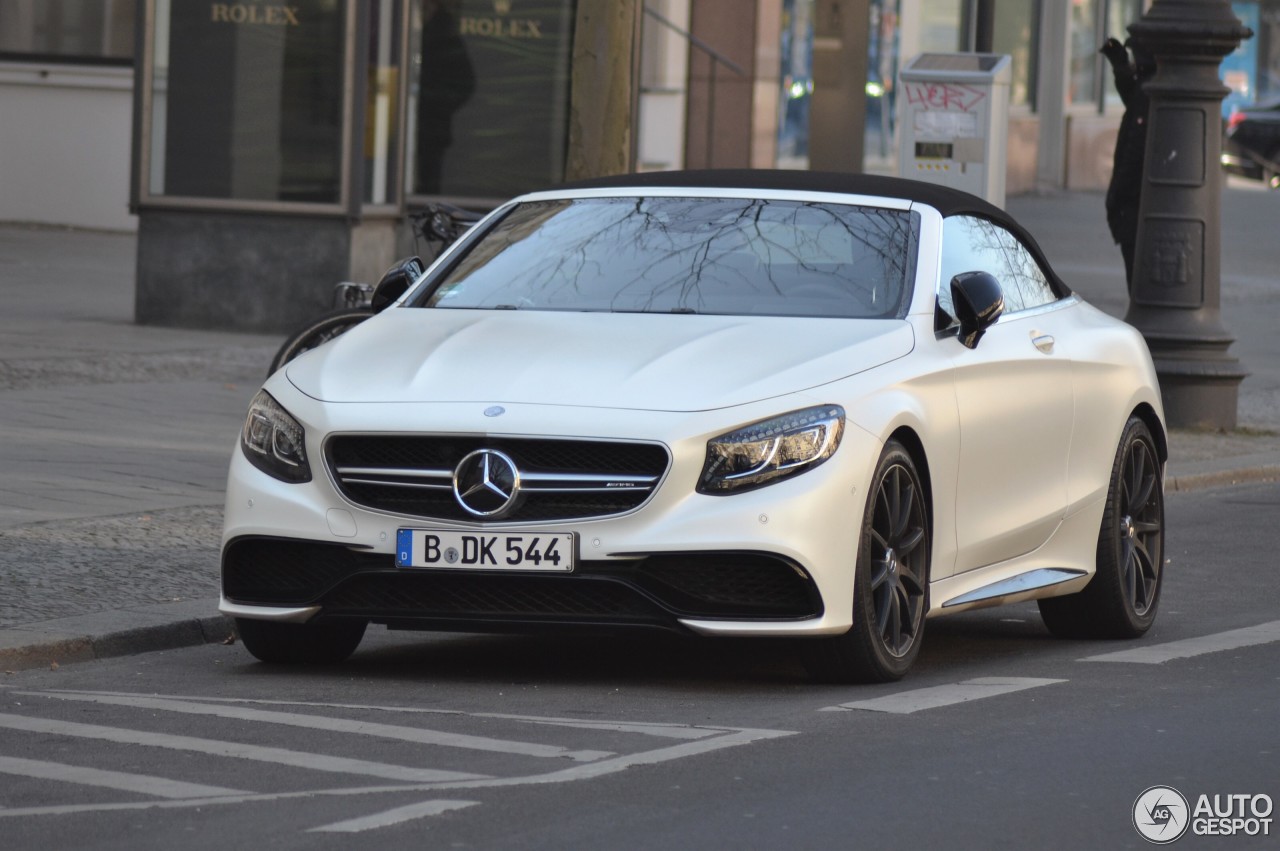 Mercedes-AMG S 63 Convertible A217