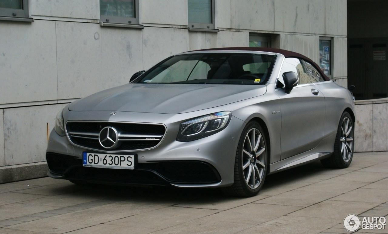 Mercedes-AMG S 63 Convertible A217