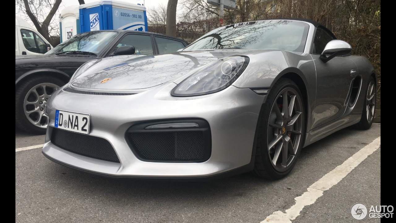 Porsche 981 Boxster Spyder