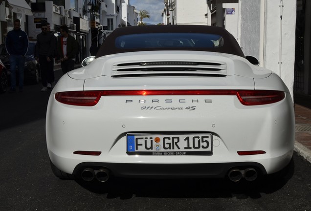 Porsche 991 Carrera 4S Cabriolet MkI