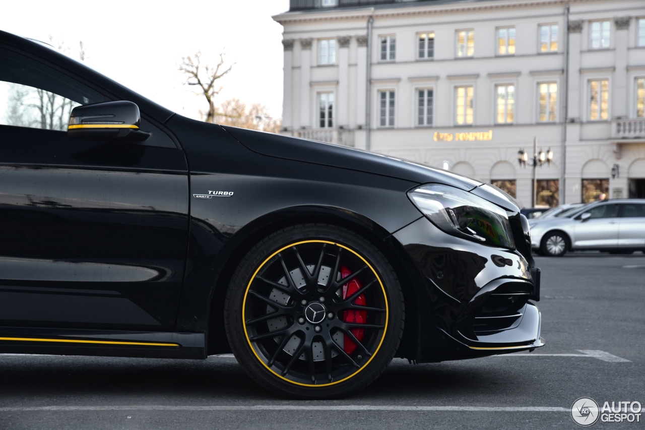 Mercedes-AMG A 45 W176 Yellow Night Edition