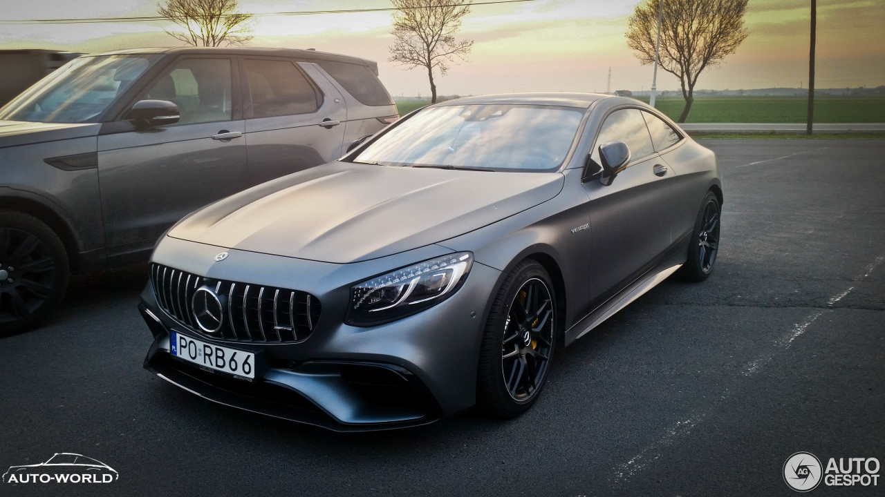 Mercedes-AMG S 63 Coupé C217 2018 Yellow Night Edition