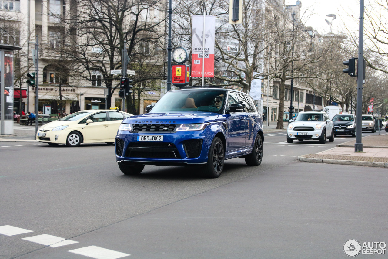 Land Rover Range Rover Sport SVR 2018