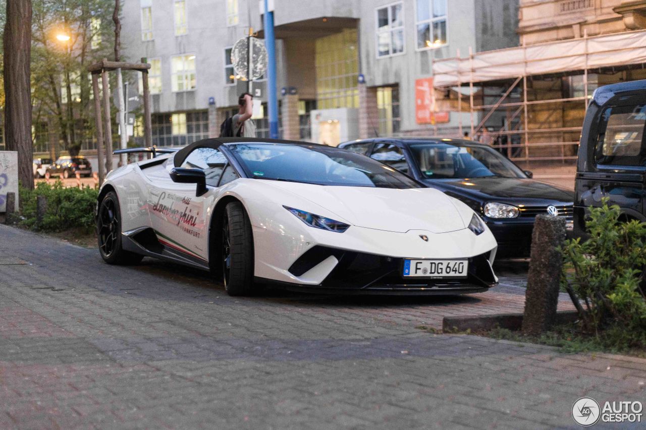 Lamborghini Huracán LP640-4 Performante Spyder