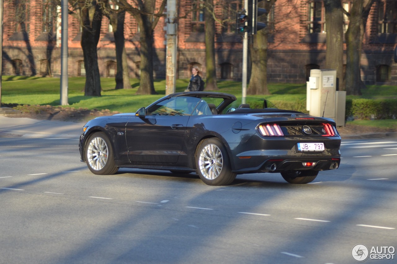 Ford Mustang GT Convertible 2015