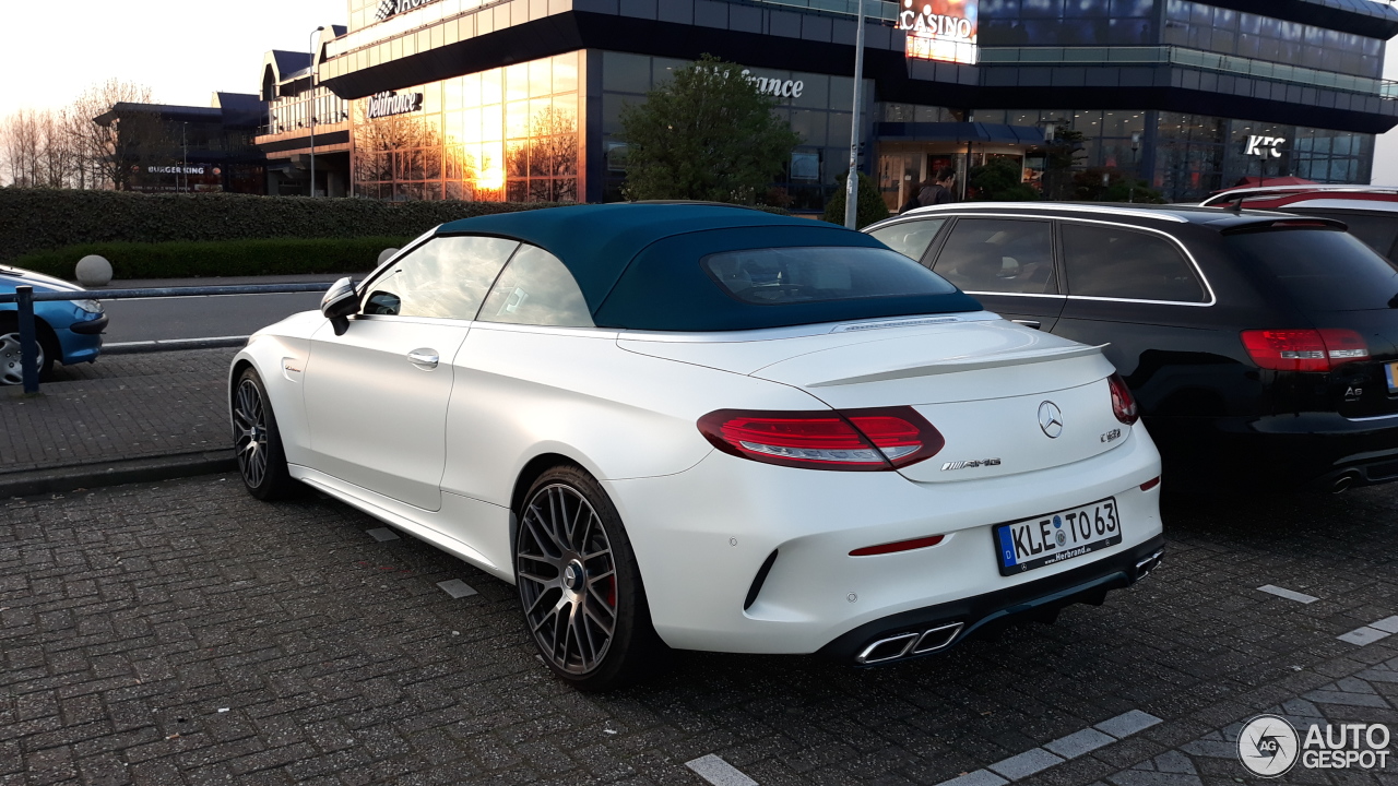 Mercedes-AMG C 63 S Convertible A205 Ocean Blue Edition