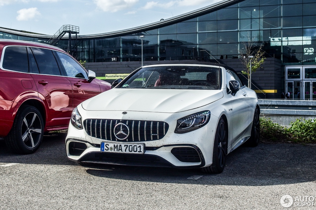 Mercedes-AMG S 63 Convertible A217 2018