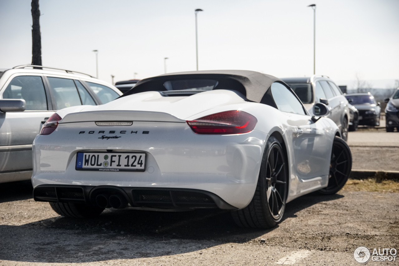 Porsche 981 Boxster Spyder