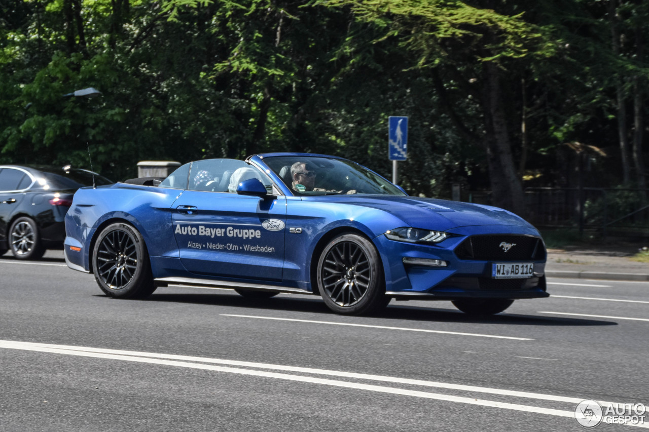 Ford Mustang GT Convertible 2018