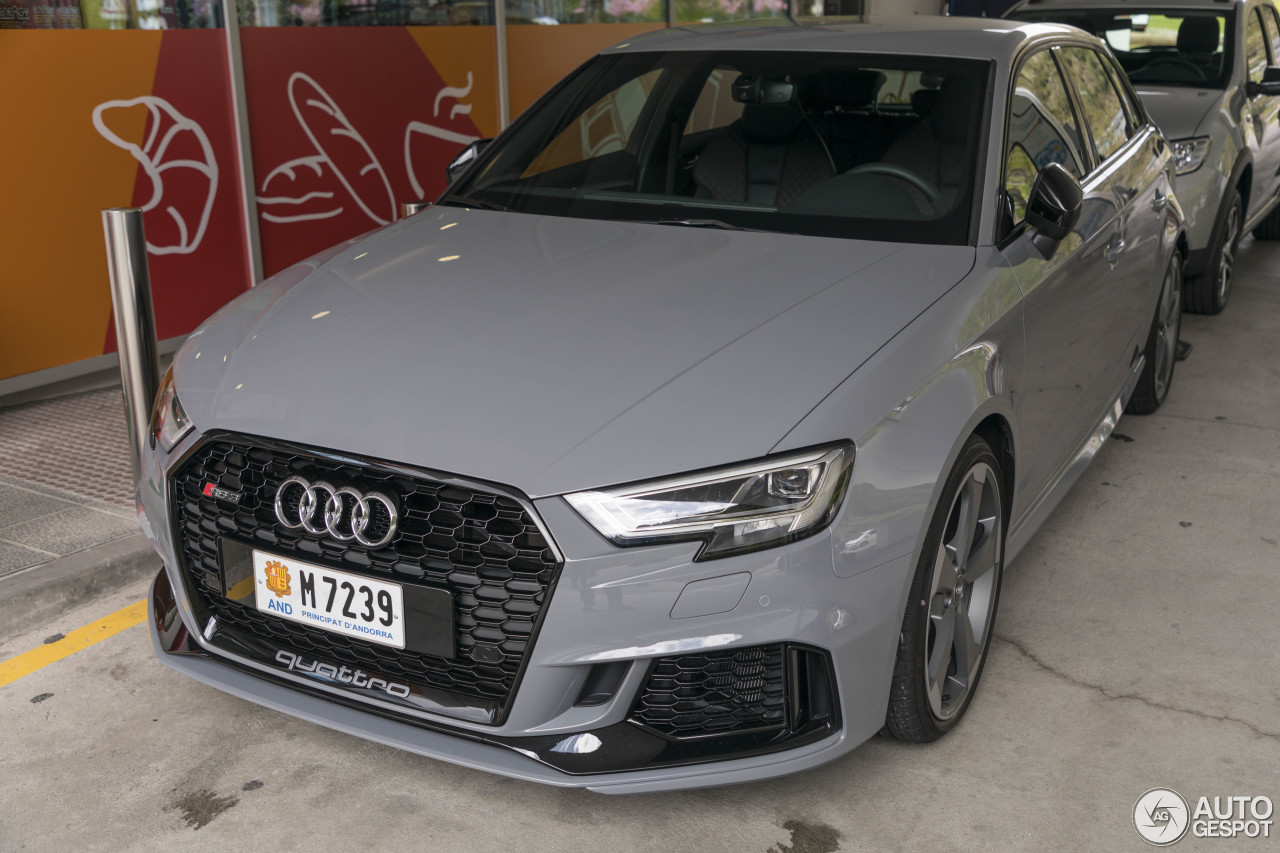 Audi RS3 Sportback 8V 2018