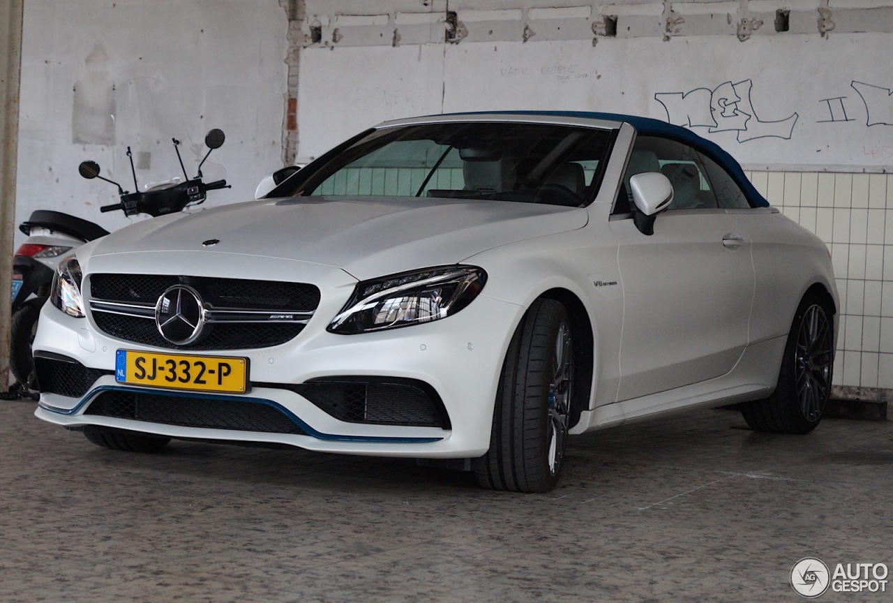 Mercedes-AMG C 63 S Convertible A205 Ocean Blue Edition