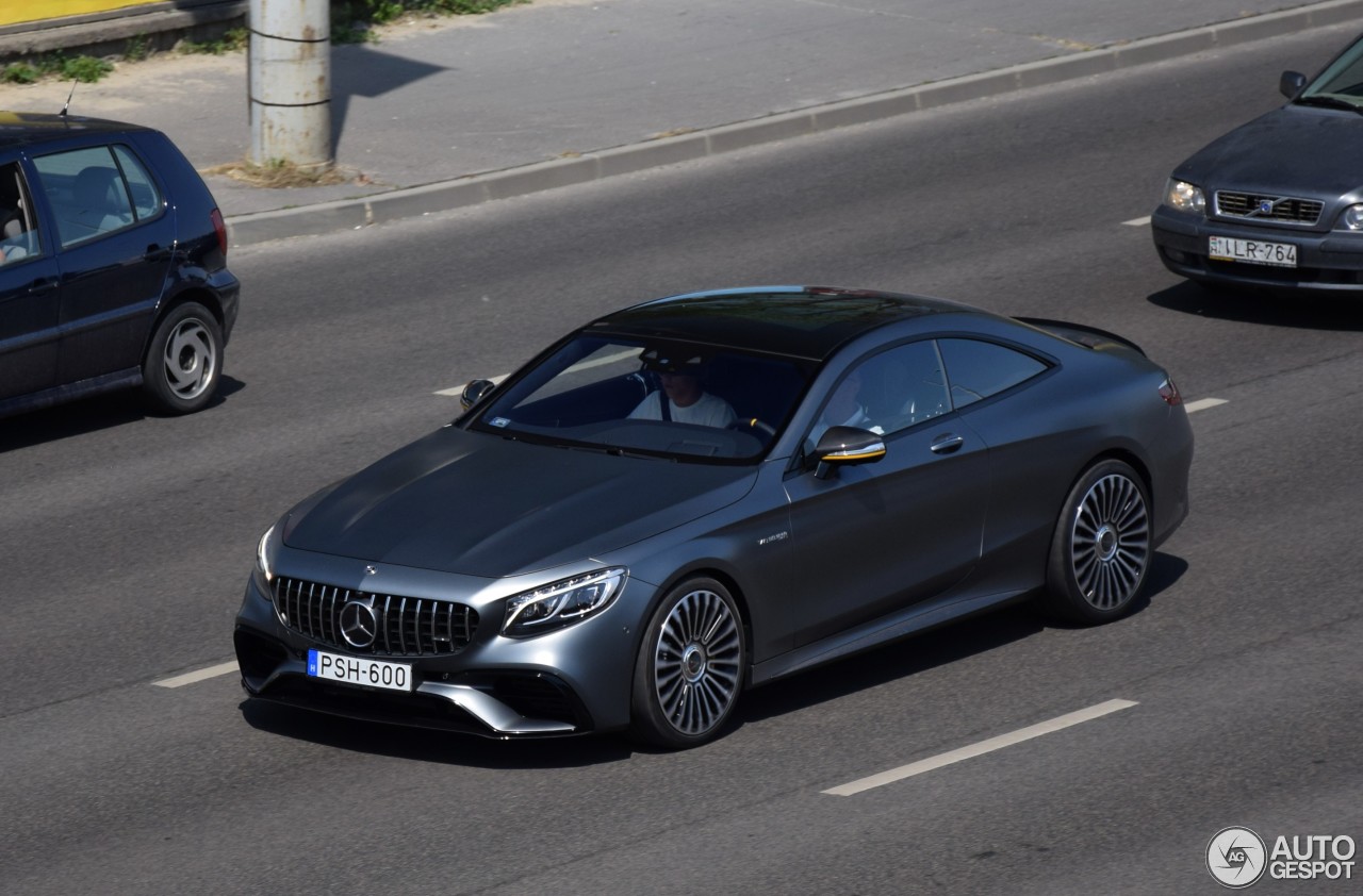 Mercedes-AMG S 63 Coupé C217 2018 Yellow Night Edition