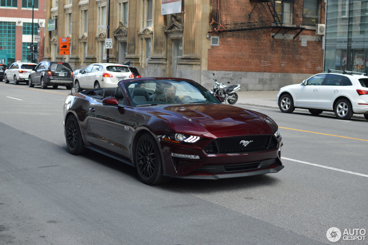 Ford Mustang GT Convertible 2018