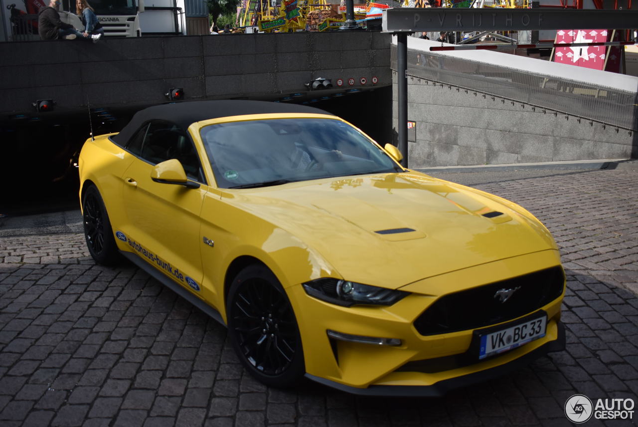 Ford Mustang GT Convertible 2018