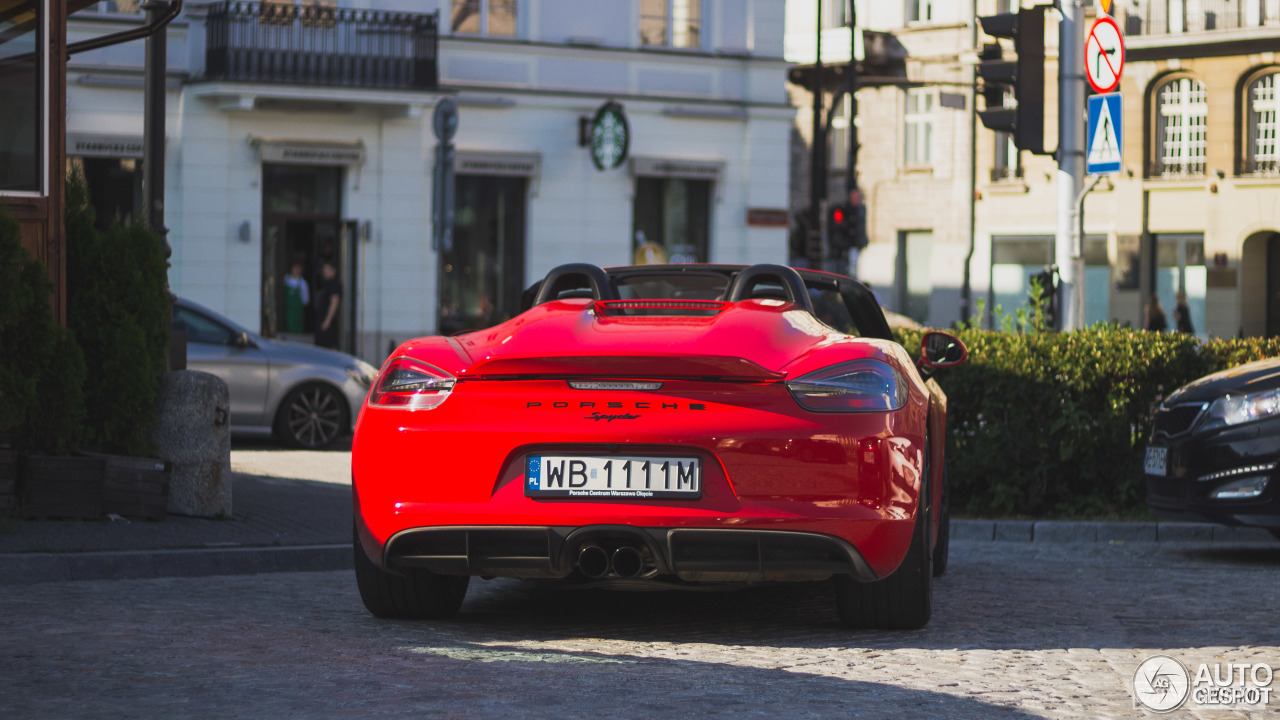 Porsche 981 Boxster Spyder