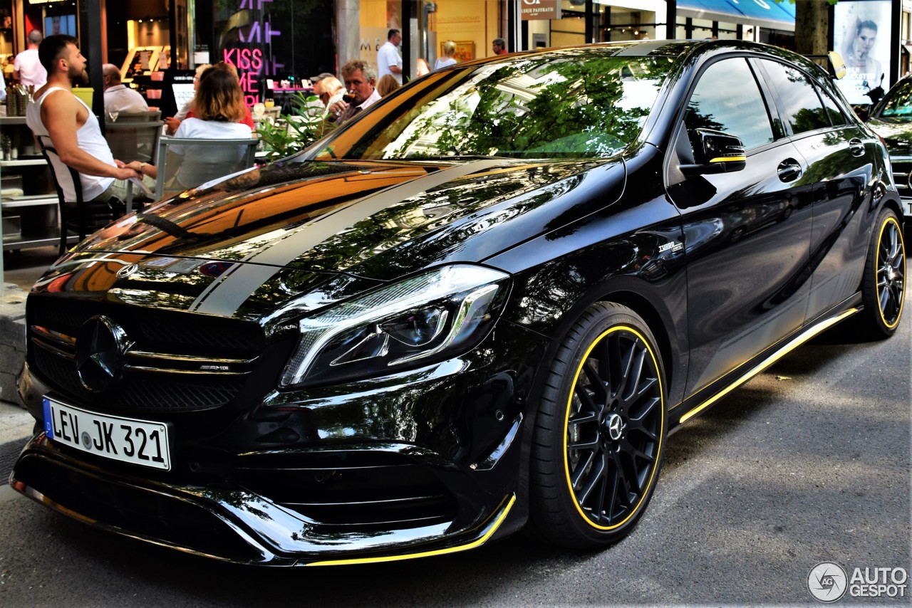 Mercedes-AMG A 45 W176 Yellow Night Edition