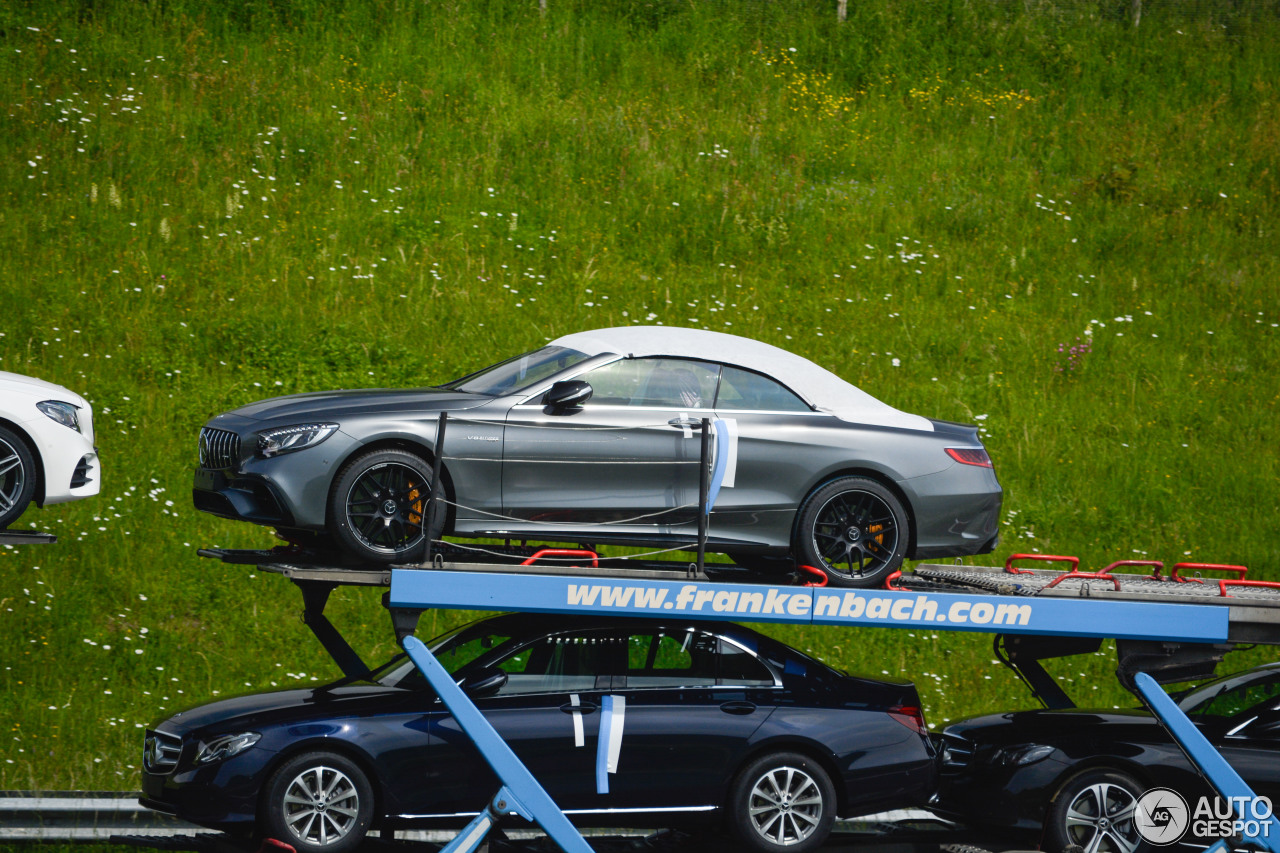 Mercedes-AMG S 63 Convertible A217 2018