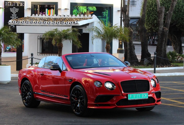 Bentley Continental Supersports Convertible 2018