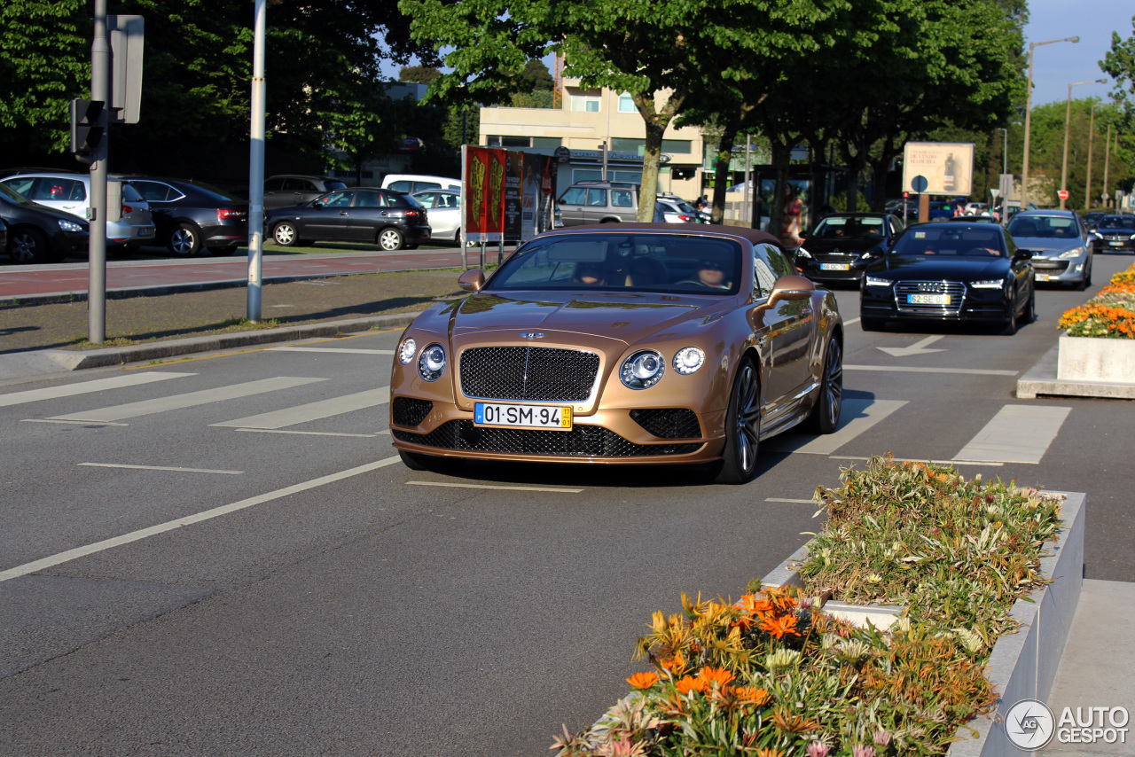 Bentley Continental GTC Speed 2016