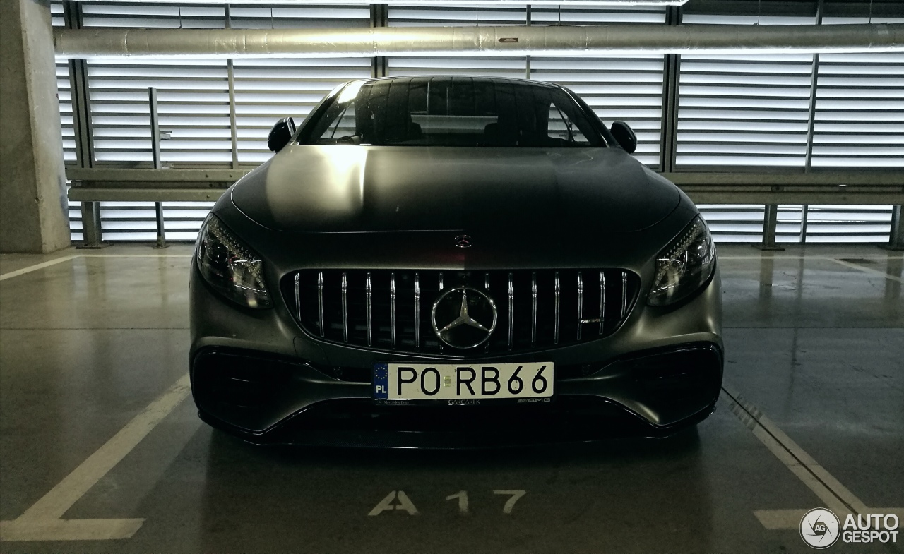 Mercedes-AMG S 63 Coupé C217 2018 Yellow Night Edition