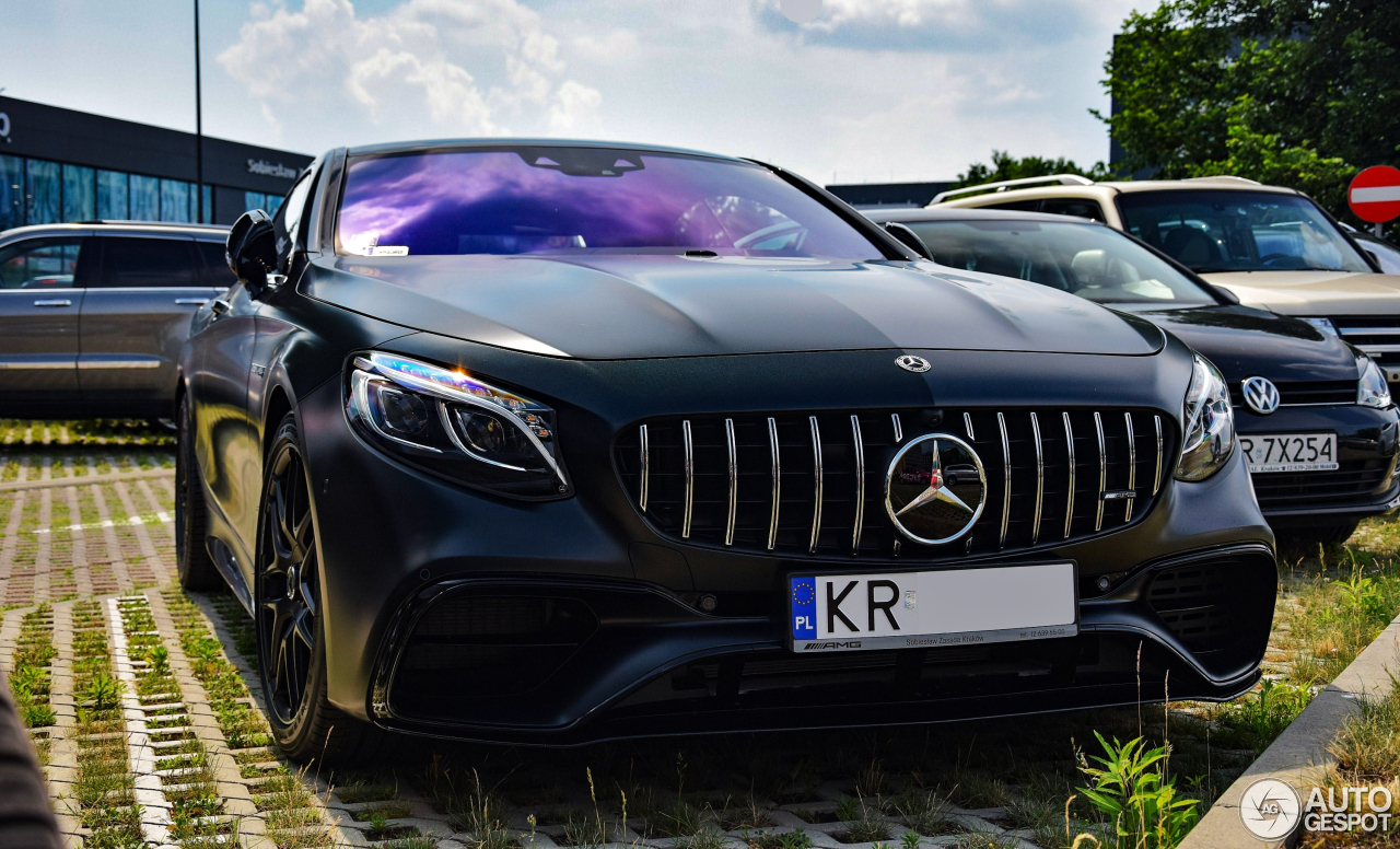 Mercedes-AMG S 63 Coupé C217 2018 Yellow Night Edition