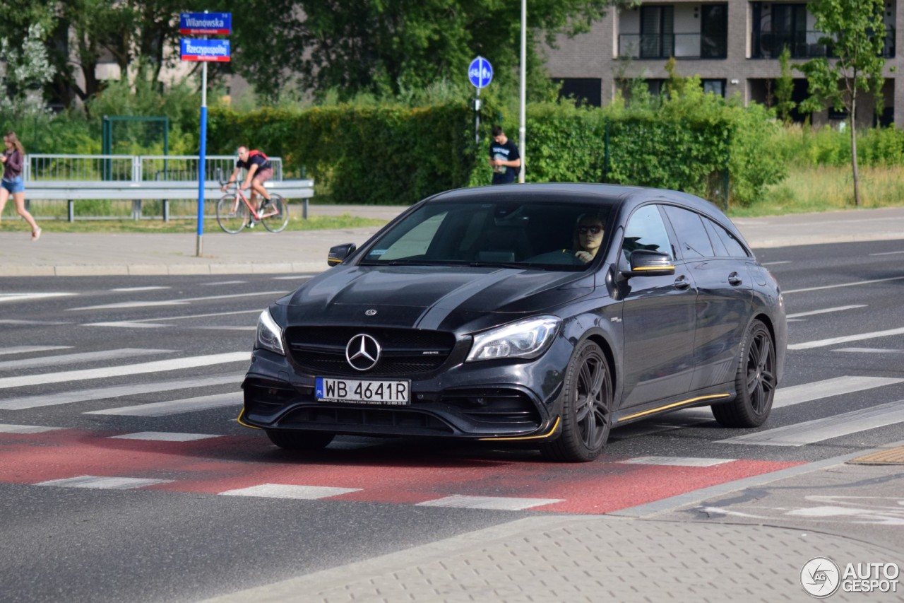 Mercedes-AMG CLA 45 Shooting Brake X117 Yellow Night Edition