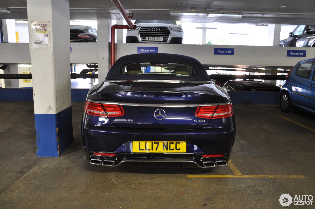 Mercedes-AMG S 63 Convertible A217