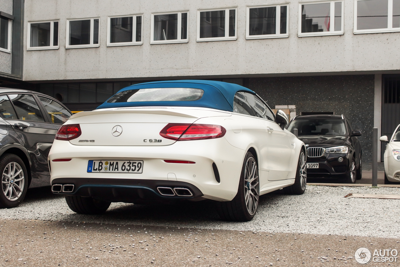 Mercedes-AMG C 63 S Convertible A205 Ocean Blue Edition