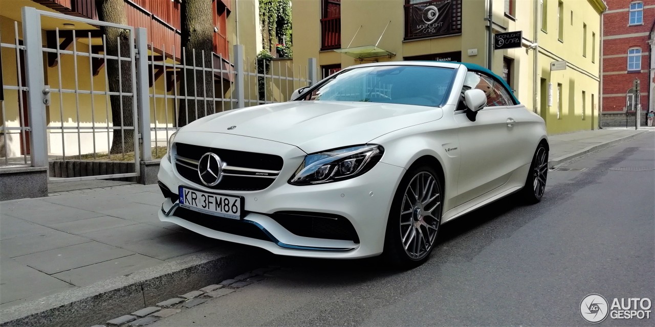 Mercedes-AMG C 63 S Convertible A205 Ocean Blue Edition