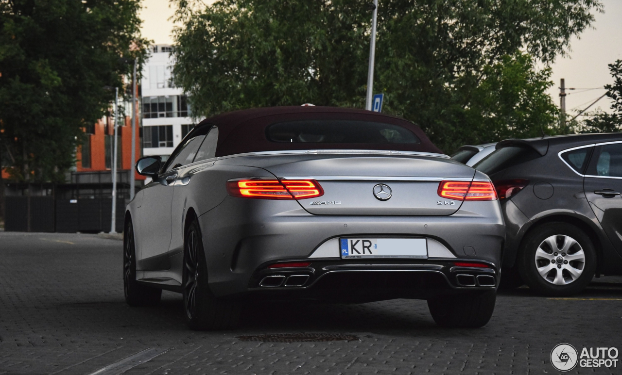 Mercedes-AMG S 63 Convertible A217